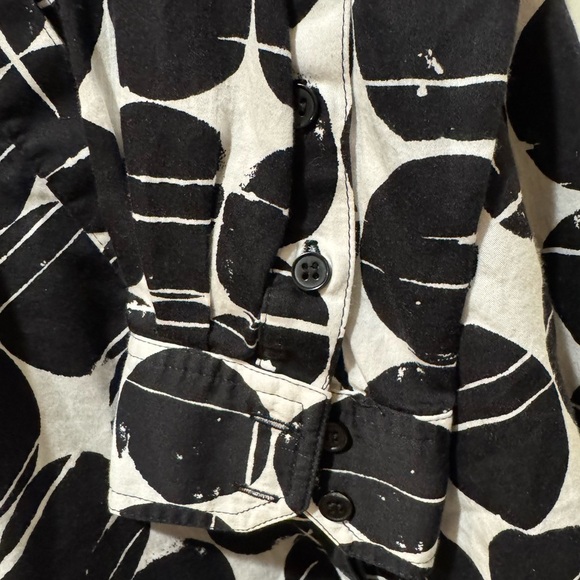 Finley poplin Polka Dot long sleeve tunic blouse Size XS  GUC - Picture 6 of 8